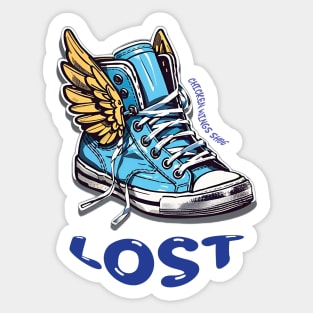 Shoe lost Sticker